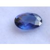Safír modrý 1,25ct ovál 7,33x5,42mm PŘÍRODNÍ NEŽÍHANÝ