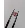 Safír oranžovo- narůžovělý padparadscha cushion 0,38ct cushion NATURAL CERTIFIKOVÁN