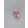 Safír oranžovo- narůžovělý padparadscha cushion 0,38ct cushion NATURAL CERTIFIKOVÁN