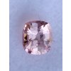 Safír oranžovo- narůžovělý padparadscha cushion 0,38ct cushion NATURAL CERTIFIKOVÁN