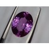 Safír fialový 1,71 ct oval PŘÍRODNÍ NEŽÍHANÝ
