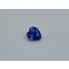Safír modrý 1,28 ct srdce PŘÍRODNÍ NEŽÍHANÝ