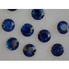Safír modrý, kulatý, 3,70 - 3,79 mm KALIBROVANÝ