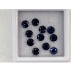 Safír modrý, kulatý, 3,70 - 3,79 mm KALIBROVANÝ