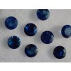 Safír modrý, kulatý, 3,70 - 3,79 mm KALIBROVANÝ