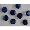 Safír modrý, kulatý, 3,70 - 3,79 mm KALIBROVANÝ
