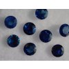 Safír modrý, kulatý, 3,70 - 3,79 mm KALIBROVANÝ