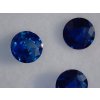Safír modrý, kulatý, 4,40 - 4,49 mm KALIBROVANÝ