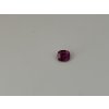 Rubín růžovo-červený cushion obdélník 4,45x3,97mm CERTIFIKOVÁN