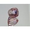 Safír Padparadscha oranžovo-růžový cushion 1,42 ct NATURAL CERTIFIKOVÁN