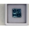 Topaz modrý london blue čtverec 4,9 x 5,15mm