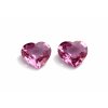 SET Safír růžový srdce 1,38 ct NATURAL CERTIFIKOVÁN