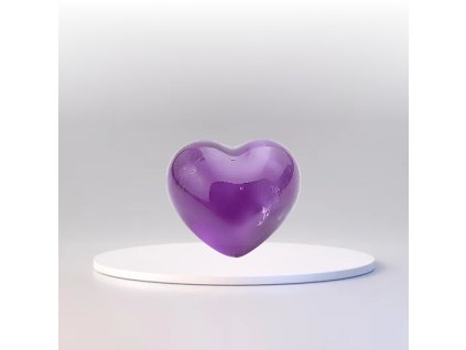Srdce Ametyst 20x20mm