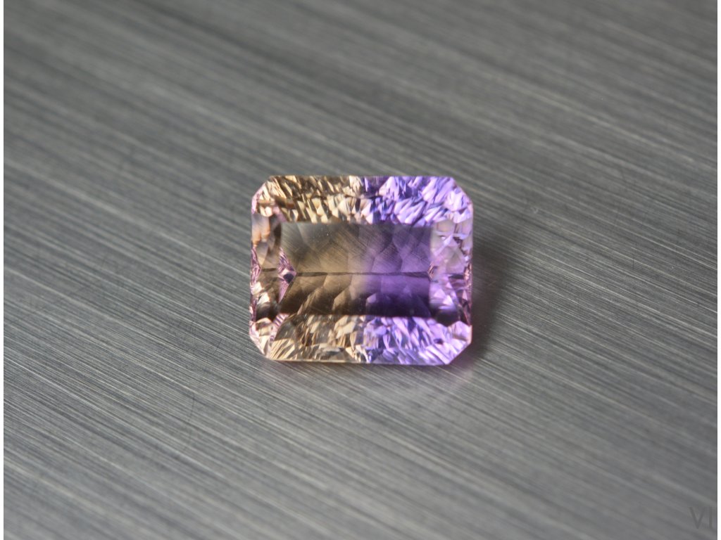 Ametrin naturlicher  oktagon 11.0x13.0 mm facettiert