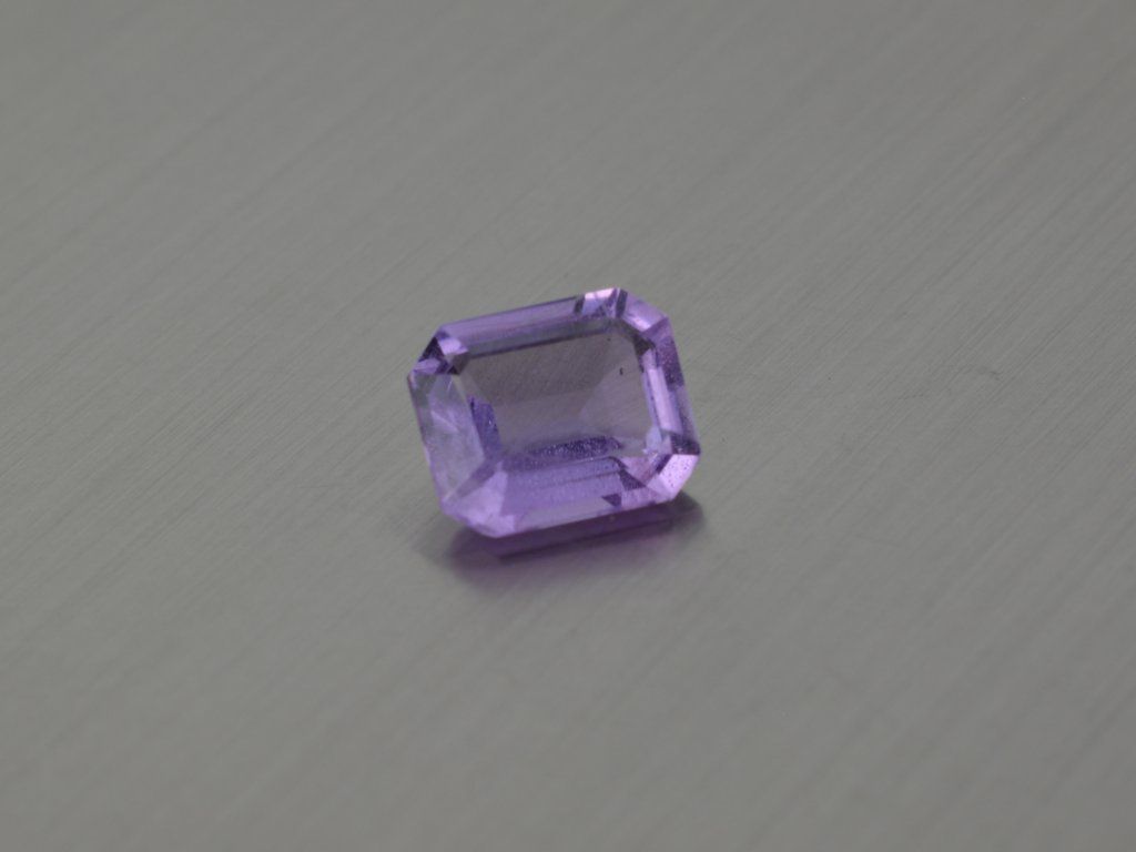 Amethyst natural octagon 9.8x11.8 mm faceted purple