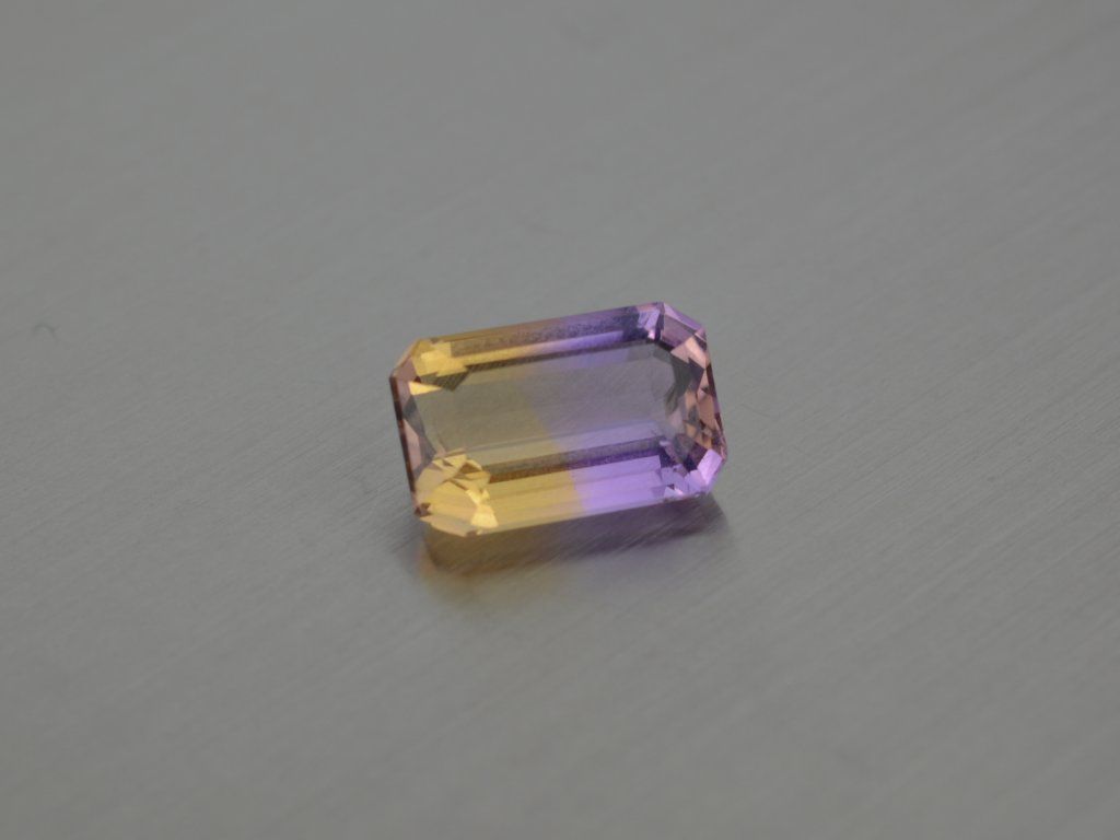 Ametrine natural octagon 8.8x13.8 mm faceted