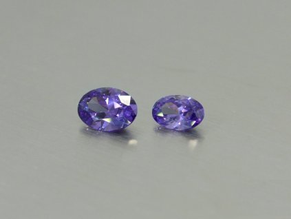 10344 kubischer zirkon oval 3x5 9x11 mm lila farbe ametyst