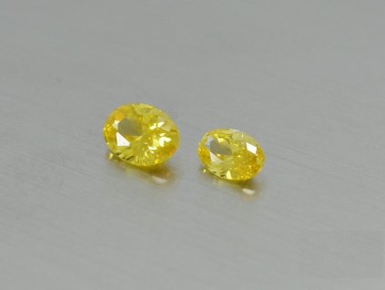 10380 kubischer zirkon oval 3x5 9x11 mm farbe gelb