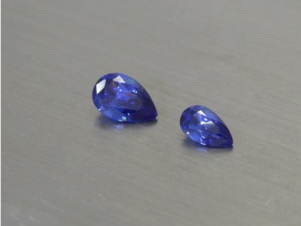 10455 kubischer zirkon birne 3x5 8x10 mm farbe tansanit