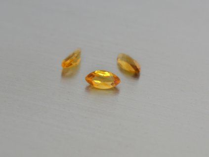 Citrine naturelle marquise 3.0x6.0 mm facettée