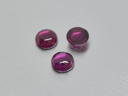 Garnet natural round 7.0 mm rhodolite cabochon