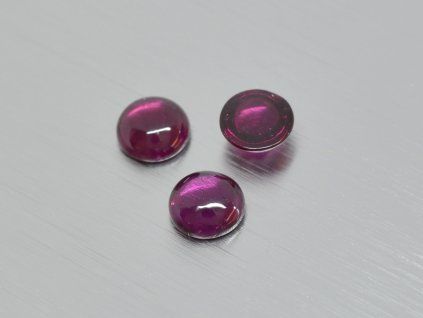 Natürlicher Granat Rund 7.0 mm Rhodolith Cabochon