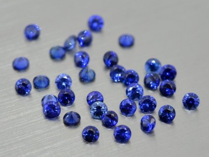 6003 saphir naturlicher rund 2 6 mm blau facettiert