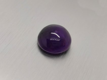 Ametyst naturlicher rund 17.0 mm lila cabochon