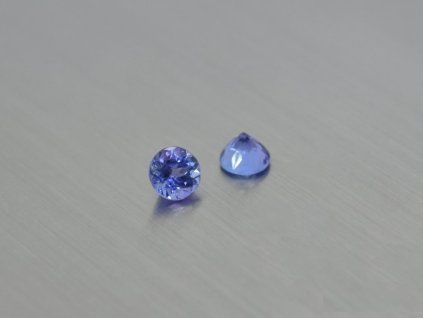 Tanzanite naturelle ronde 4.8 mm facettée