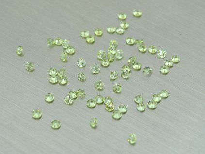 Olivine / Péridot naturel rond 1.75 mm facetté