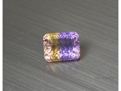 Amétrine naturelle octogone 11.2x14.0 mm facettée