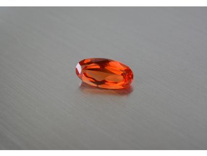 Corindon synthétique padparadscha ovale 8x16 mm