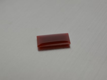 Karneol přírodní obdélník 10x20 mm kabošon