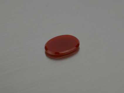 Karneol naturlicher oval 12x16 mm cabochon flacher