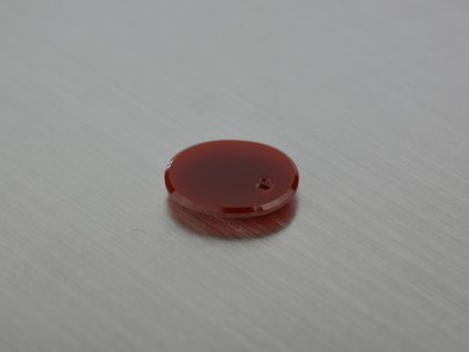 Karneol naturlicher oval 12x16 mm cabochon gedrillt