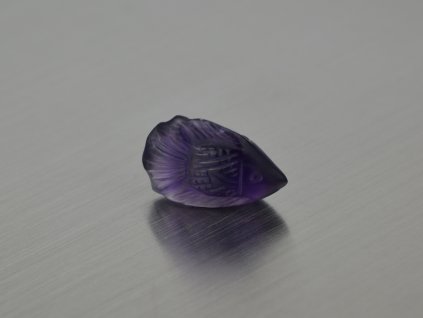 Ametyst přírodní ryba 12.4x17.5 mm vyřezávaný