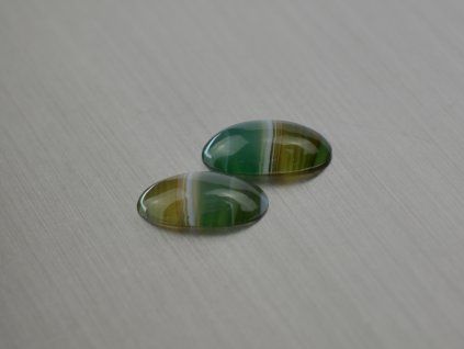 Agate naturelle ovale 6x12 mm cabochon
