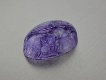 Charoïte naturelle ovale 20.4x34.5 mm cabochon