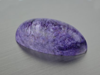 Charoit přírodní ovál 20.8x51.1 mm kabošon