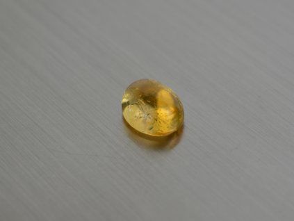 Citrine naturelle ovale 8.8x10.9 mm cabochon