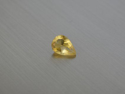 Citrine naturelle poire 7x10 mm facettée
