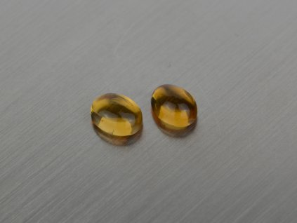 Zitrin natürlicher oval 6x8 mm cabochon