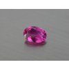 Rubis synthétique ovale 9x13 mm rose facetté
