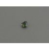 Saphir naturel cœur 3.9x4.6 mm facetté vert