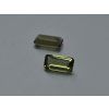 Moldavite naturelle octogone 5.2x10.1 mm facettée