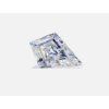 Moissanite synthétique cerf-volant 6x9 mm transparente incolore