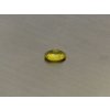 Safír přírodní ovál 4.0x6.0 mm olivově žlutý fasetovaný