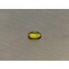 Saphir naturel ovale 4.0x6.0 mm olive jaune facetté