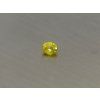 Saphir naturel ovale 4.0x5.0 mm olive jaune facetté