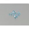 Natürlicher Topas Rund 2.0 mm  swiss blau facettiert